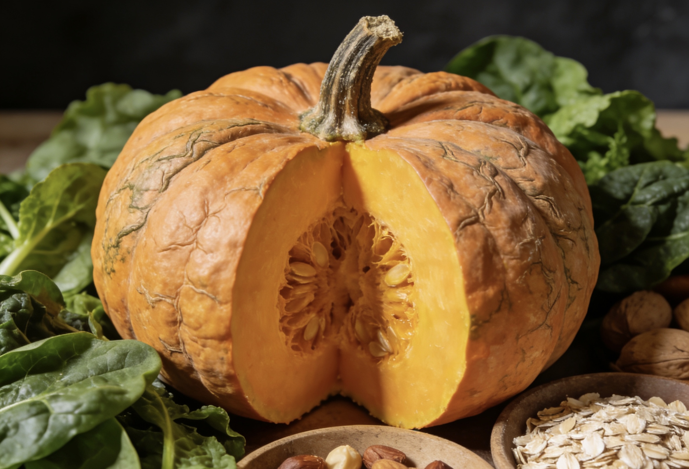 Foods that promote bowel movement and detoxification, and the detoxifying effects of pumpkin.