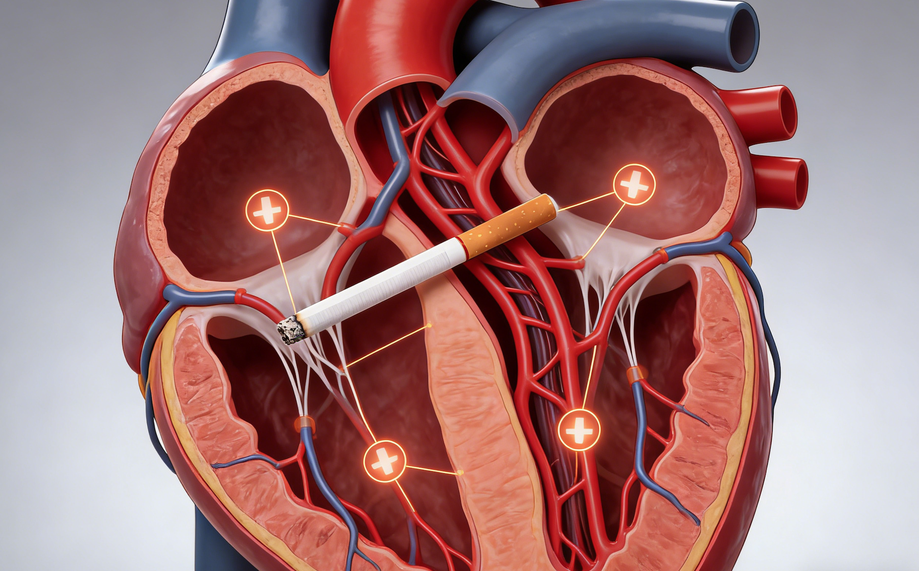 The harmful effects of smoking on hypertension and the timeline of blood pressure changes after quitting smoking.