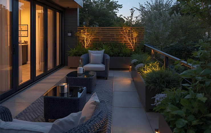 Modern decoration renderings, black, white and gray details reflect beauty.