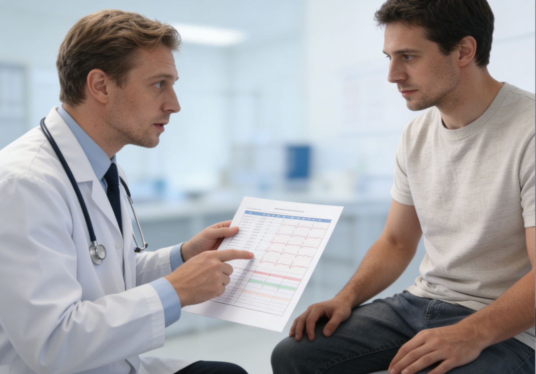 The correct response and target blood pressure after discovering elevated blood pressure