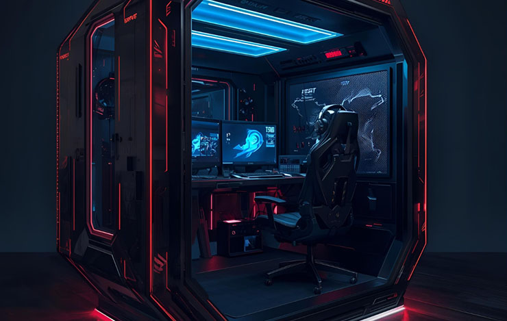 How to create a peaceful gaming space so your games don't disturb your family?