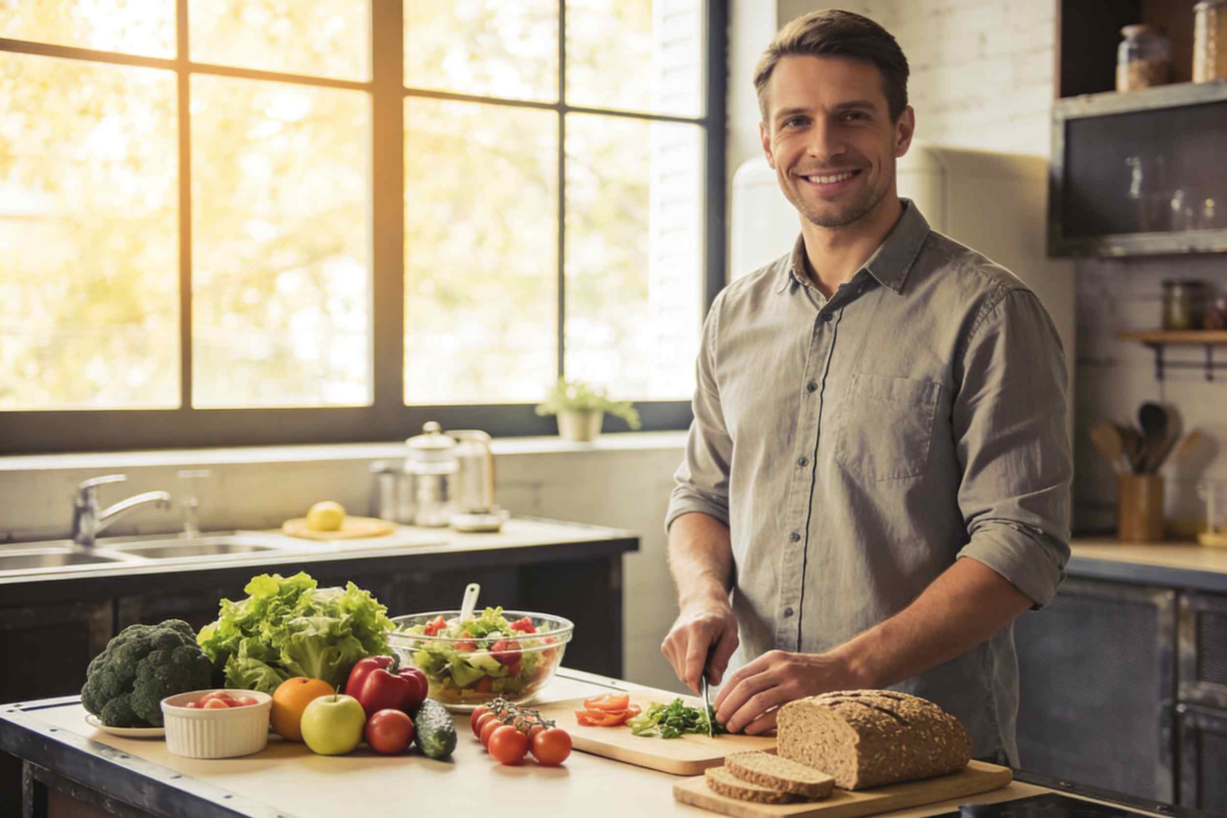 Health benefits for men from ingredients such as walnuts and leeks